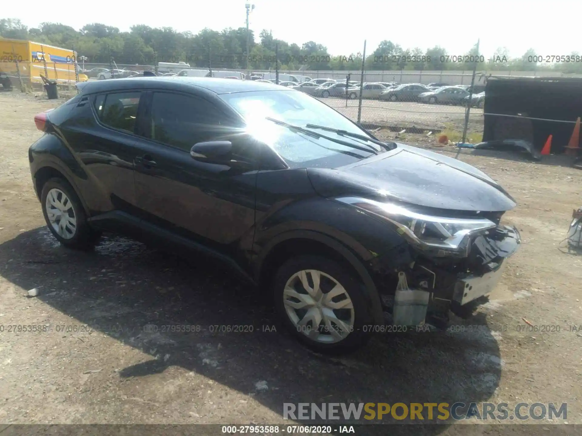 1 Photograph of a damaged car JTNKHMBX3K1018908 TOYOTA C-HR 2019