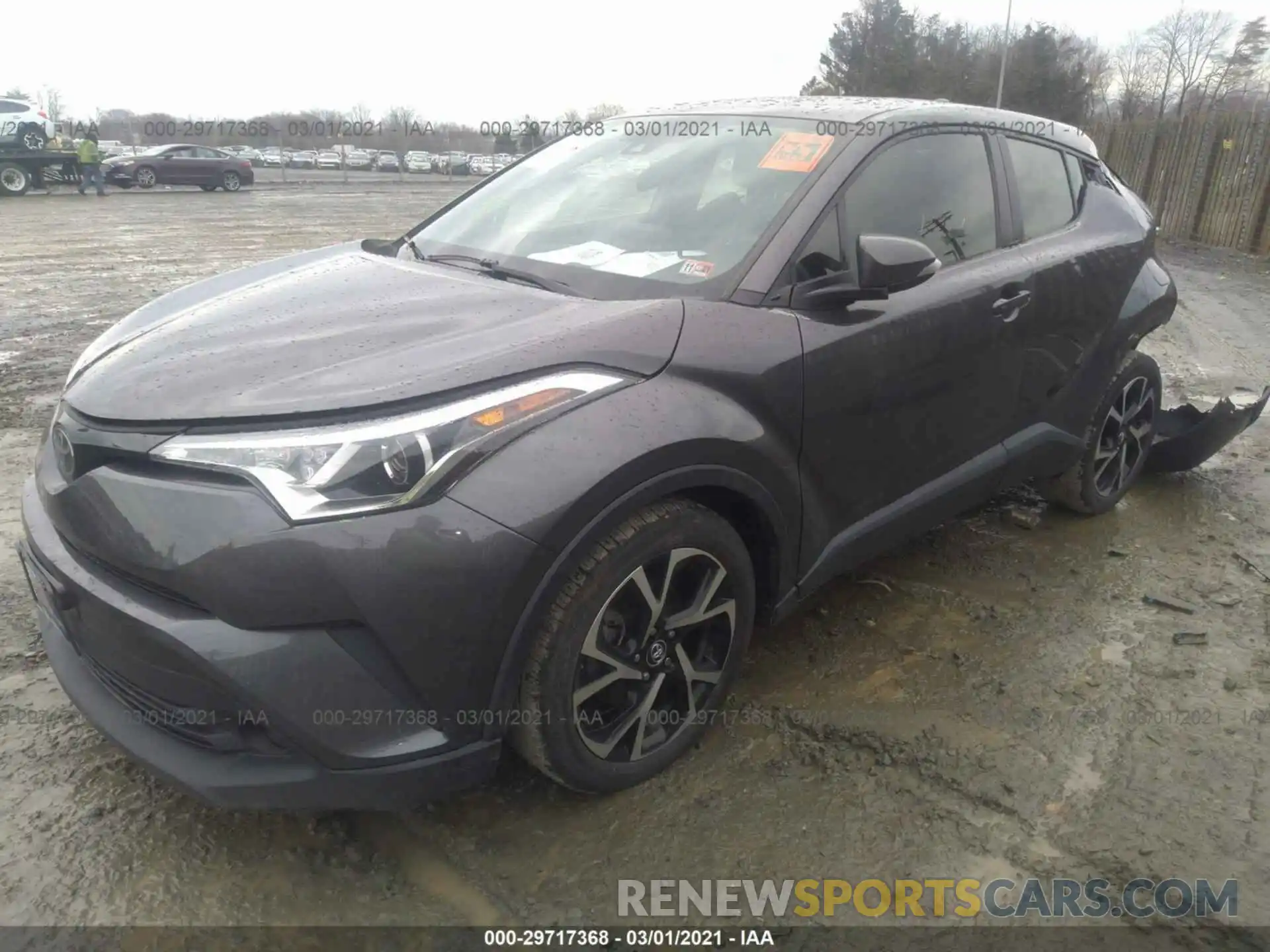 2 Photograph of a damaged car JTNKHMBX3K1019136 TOYOTA C-HR 2019