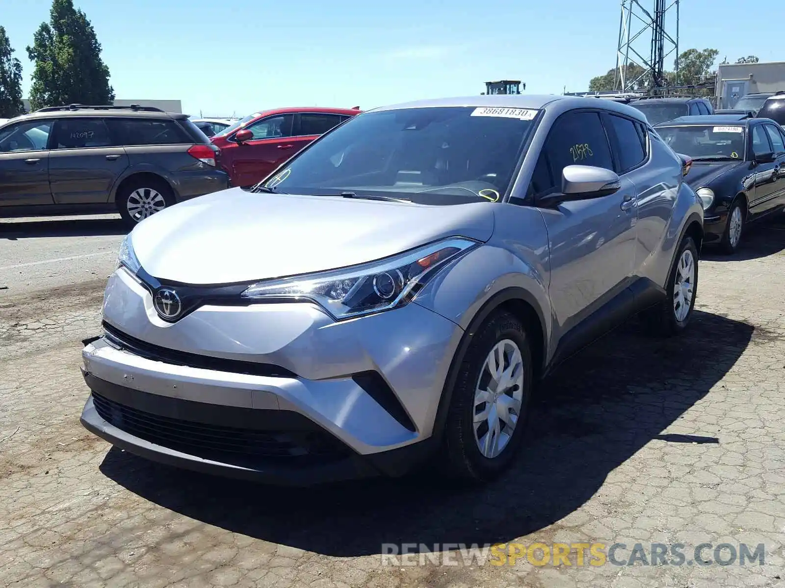 2 Photograph of a damaged car JTNKHMBX3K1020058 TOYOTA C-HR 2019