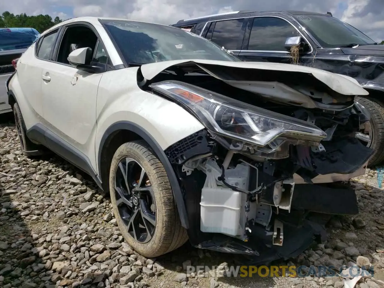 1 Photograph of a damaged car JTNKHMBX3K1024174 TOYOTA C-HR 2019