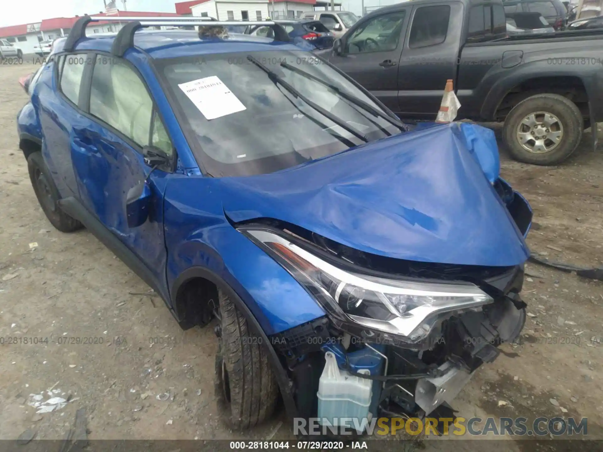 1 Photograph of a damaged car JTNKHMBX3K1024854 TOYOTA C-HR 2019