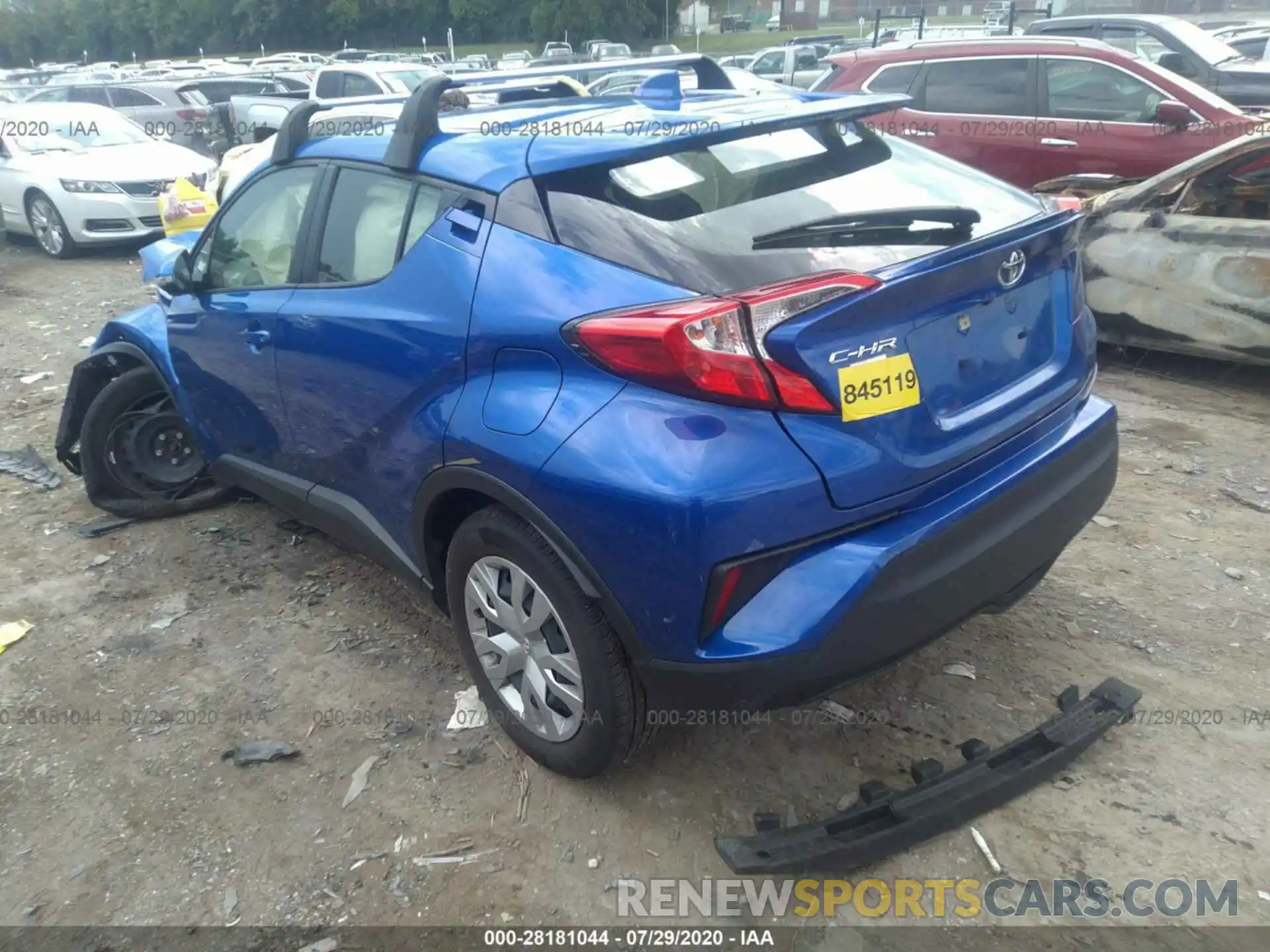 3 Photograph of a damaged car JTNKHMBX3K1024854 TOYOTA C-HR 2019