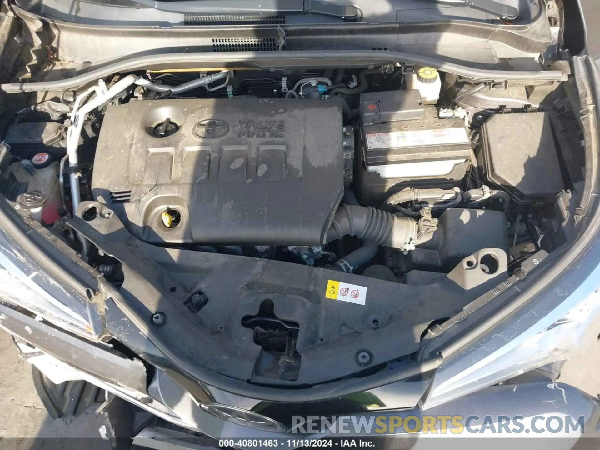 10 Photograph of a damaged car JTNKHMBX3K1026345 TOYOTA C-HR 2019