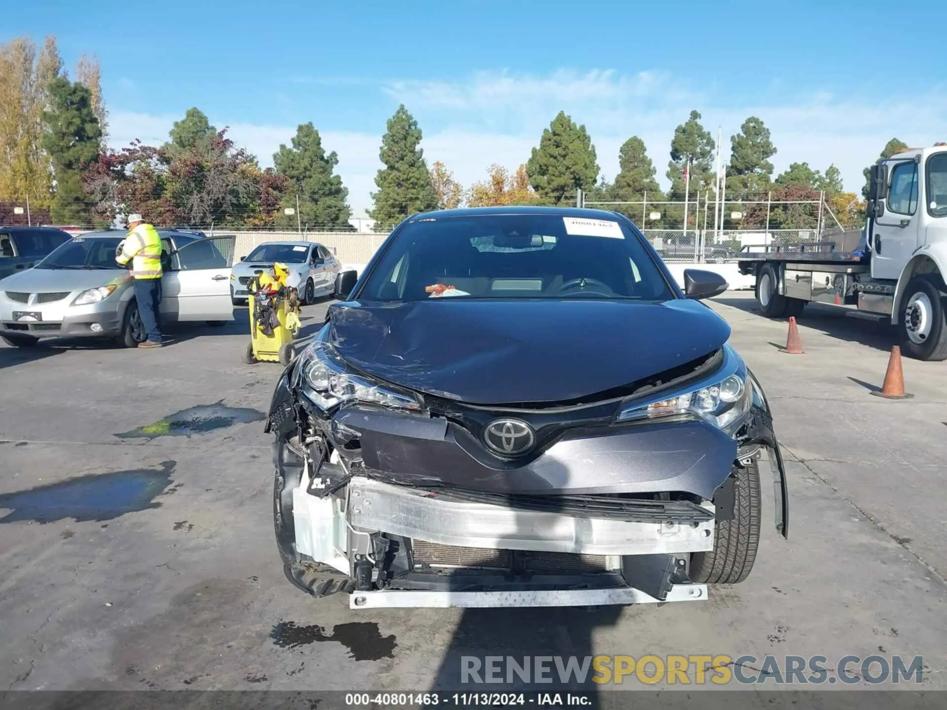 6 Photograph of a damaged car JTNKHMBX3K1026345 TOYOTA C-HR 2019