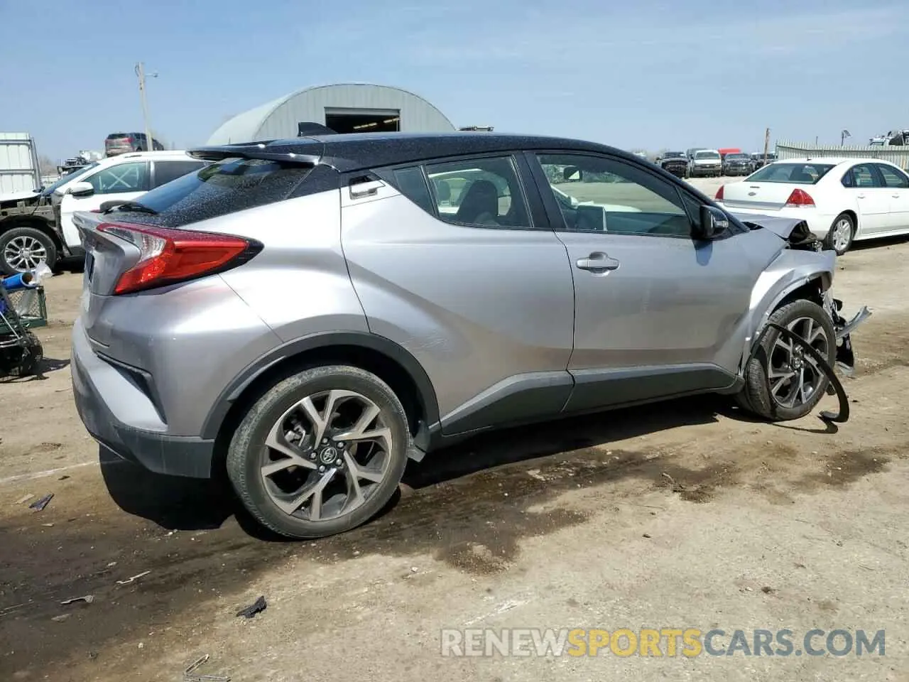 3 Photograph of a damaged car JTNKHMBX3K1030296 TOYOTA C-HR 2019