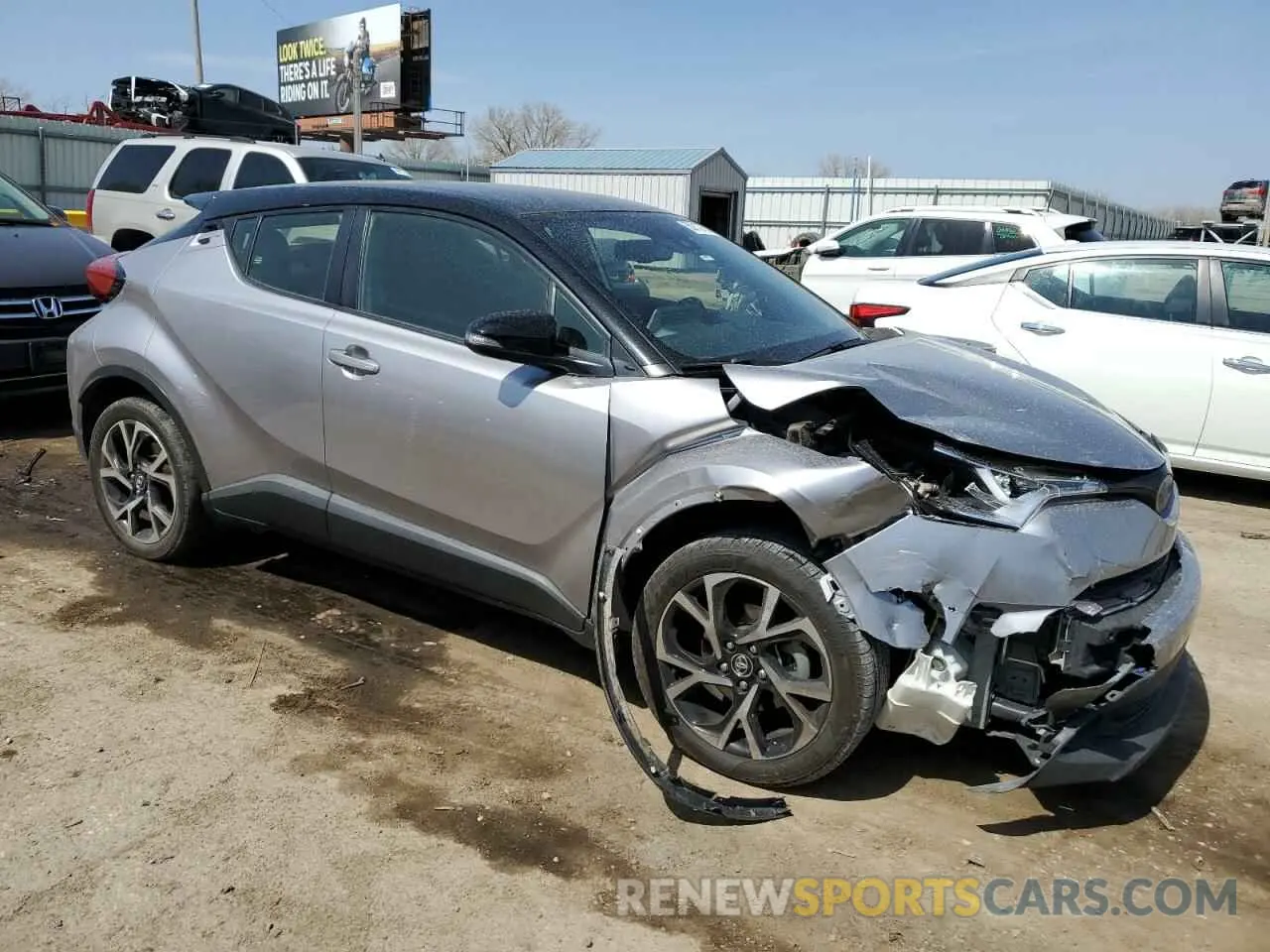 4 Photograph of a damaged car JTNKHMBX3K1030296 TOYOTA C-HR 2019