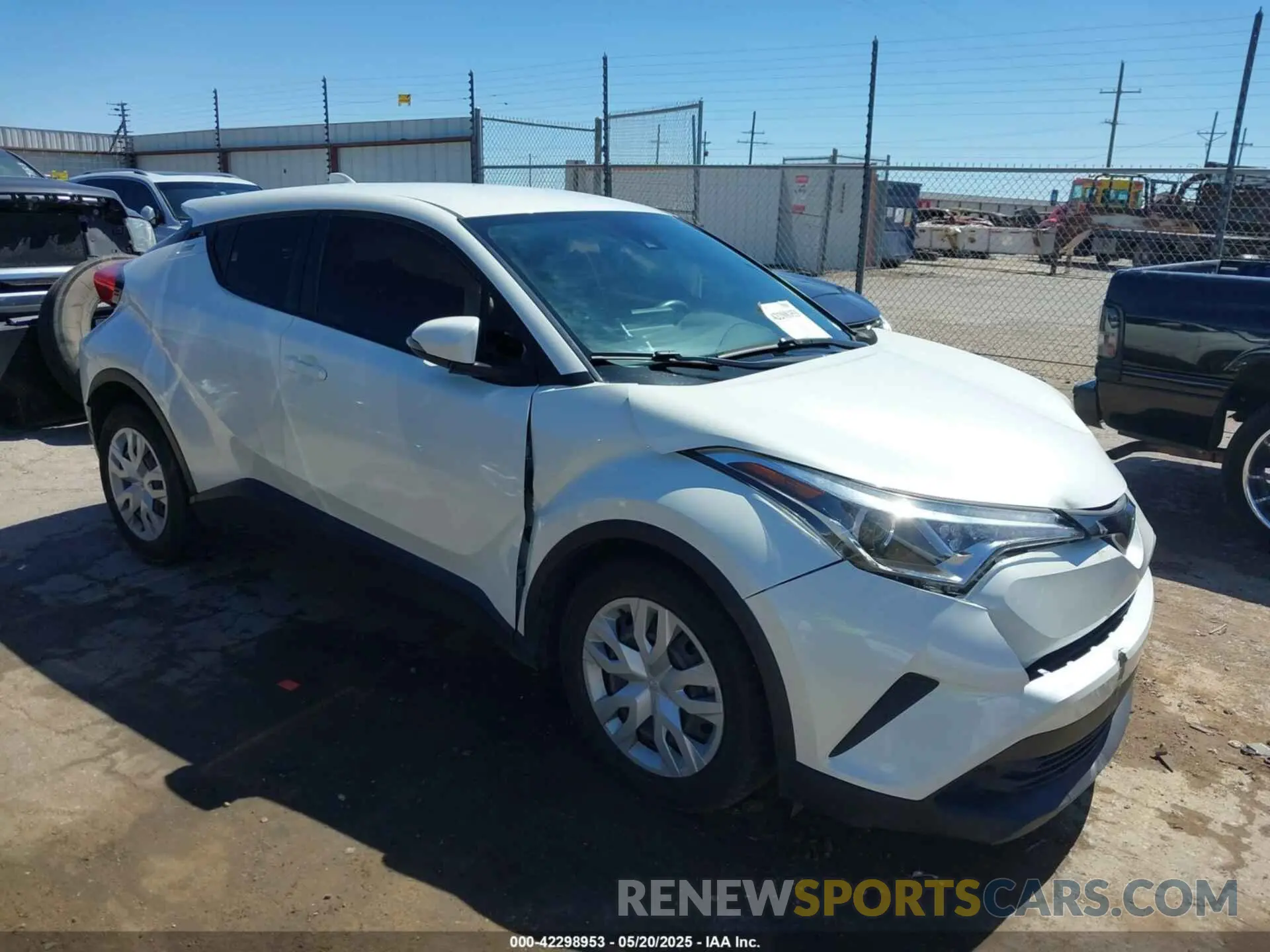 1 Photograph of a damaged car JTNKHMBX3K1030489 TOYOTA C-HR 2019
