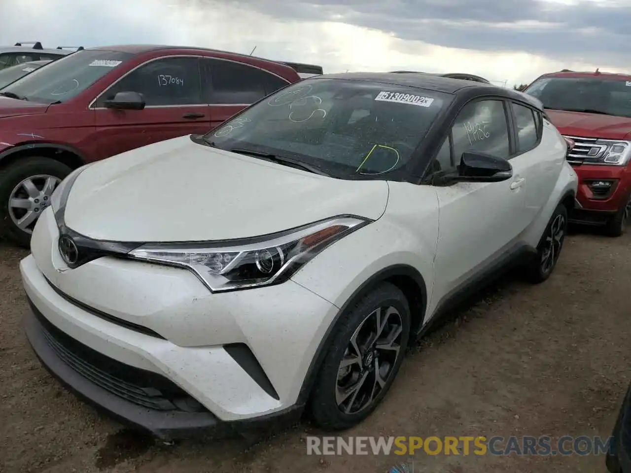 2 Photograph of a damaged car JTNKHMBX3K1031741 TOYOTA C-HR 2019