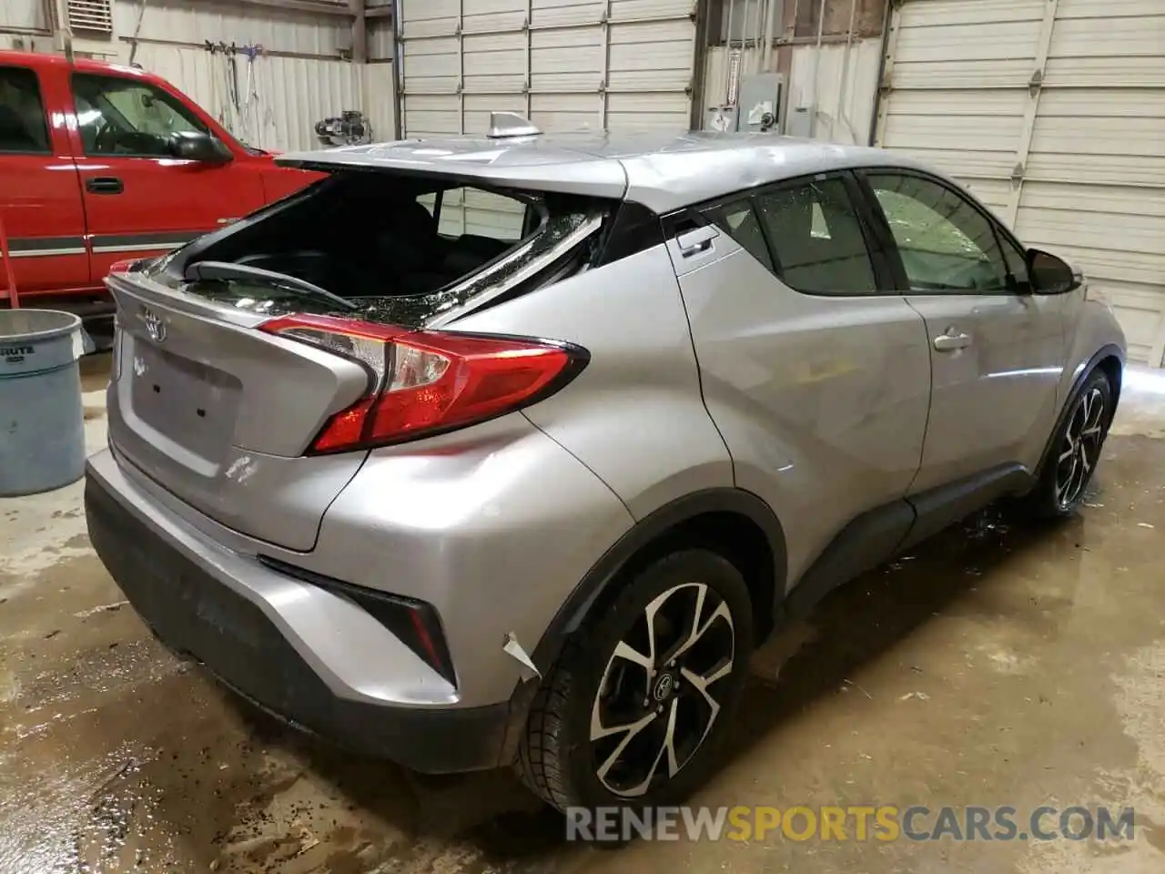 4 Photograph of a damaged car JTNKHMBX3K1033358 TOYOTA C-HR 2019