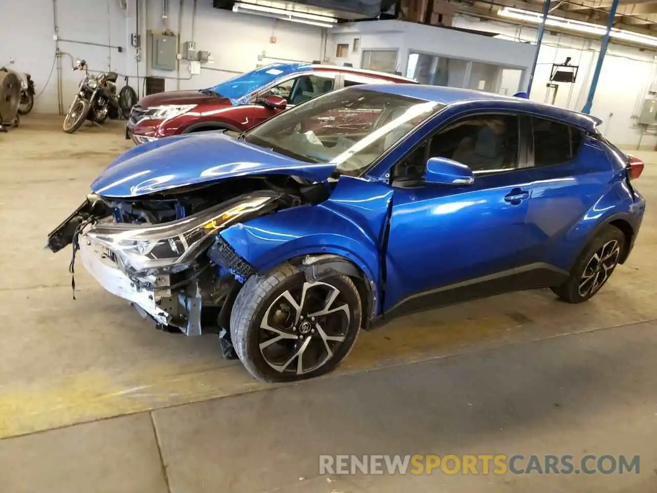 1 Photograph of a damaged car JTNKHMBX3K1034106 TOYOTA C-HR 2019