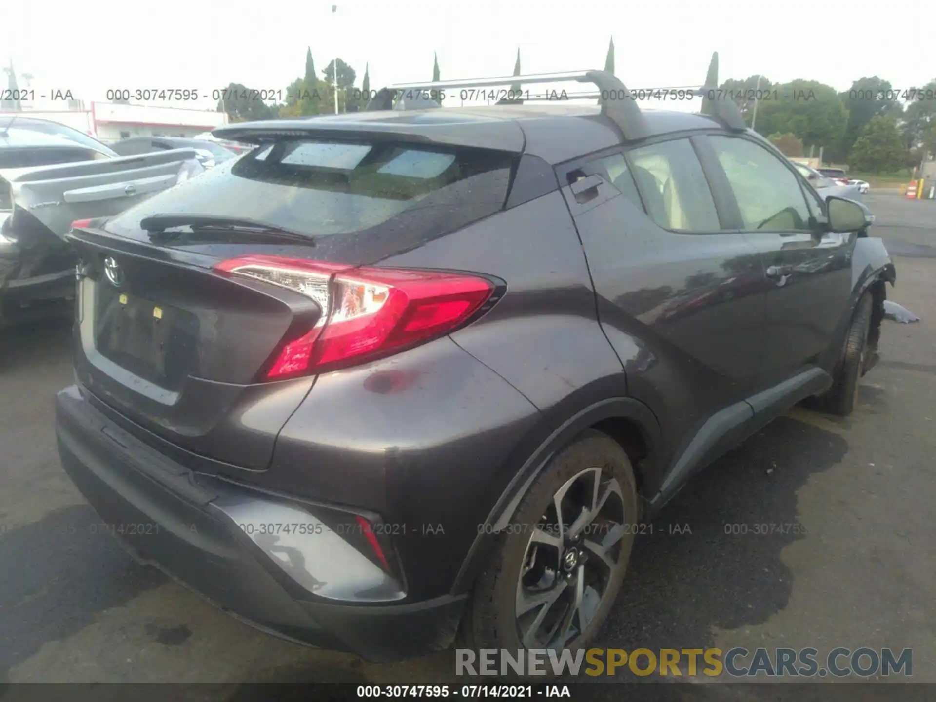 4 Photograph of a damaged car JTNKHMBX3K1036888 TOYOTA C-HR 2019