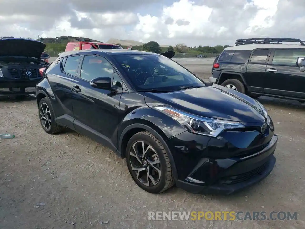 1 Photograph of a damaged car JTNKHMBX3K1037376 TOYOTA C-HR 2019