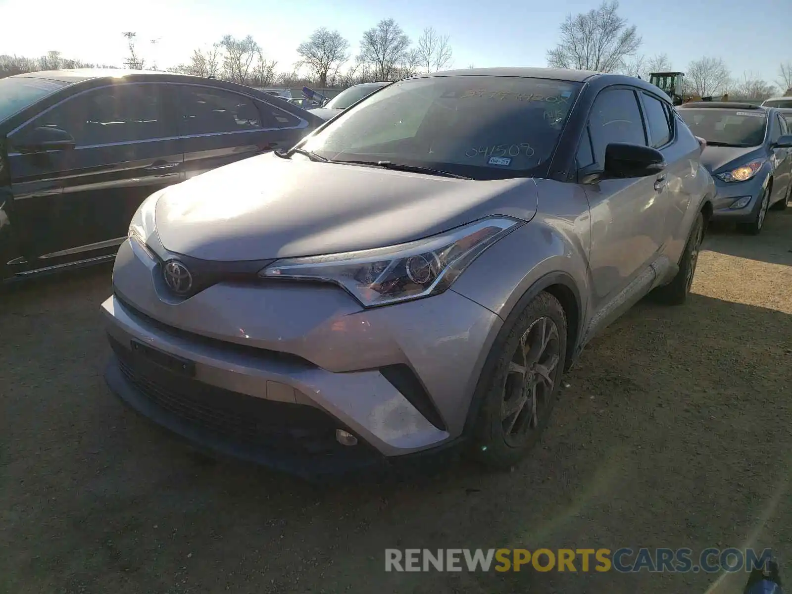 2 Photograph of a damaged car JTNKHMBX3K1041508 TOYOTA C-HR 2019