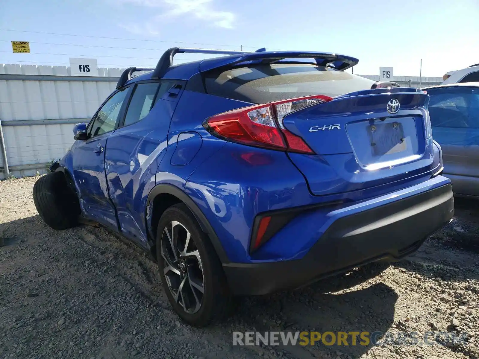 3 Photograph of a damaged car JTNKHMBX3K1041623 TOYOTA C-HR 2019