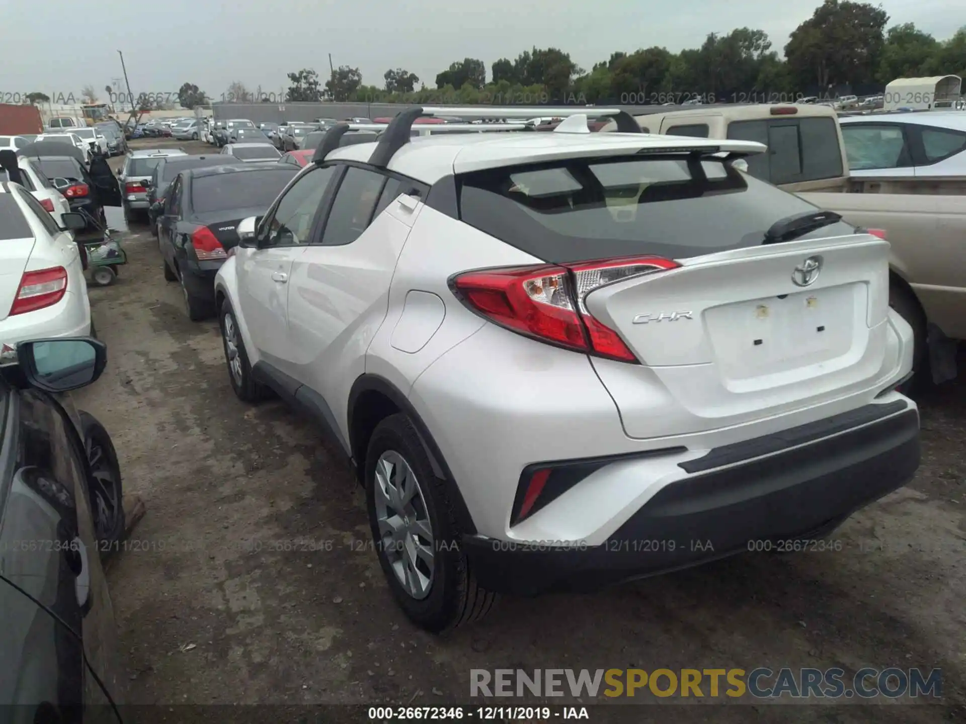 3 Photograph of a damaged car JTNKHMBX3K1044876 TOYOTA C-HR 2019