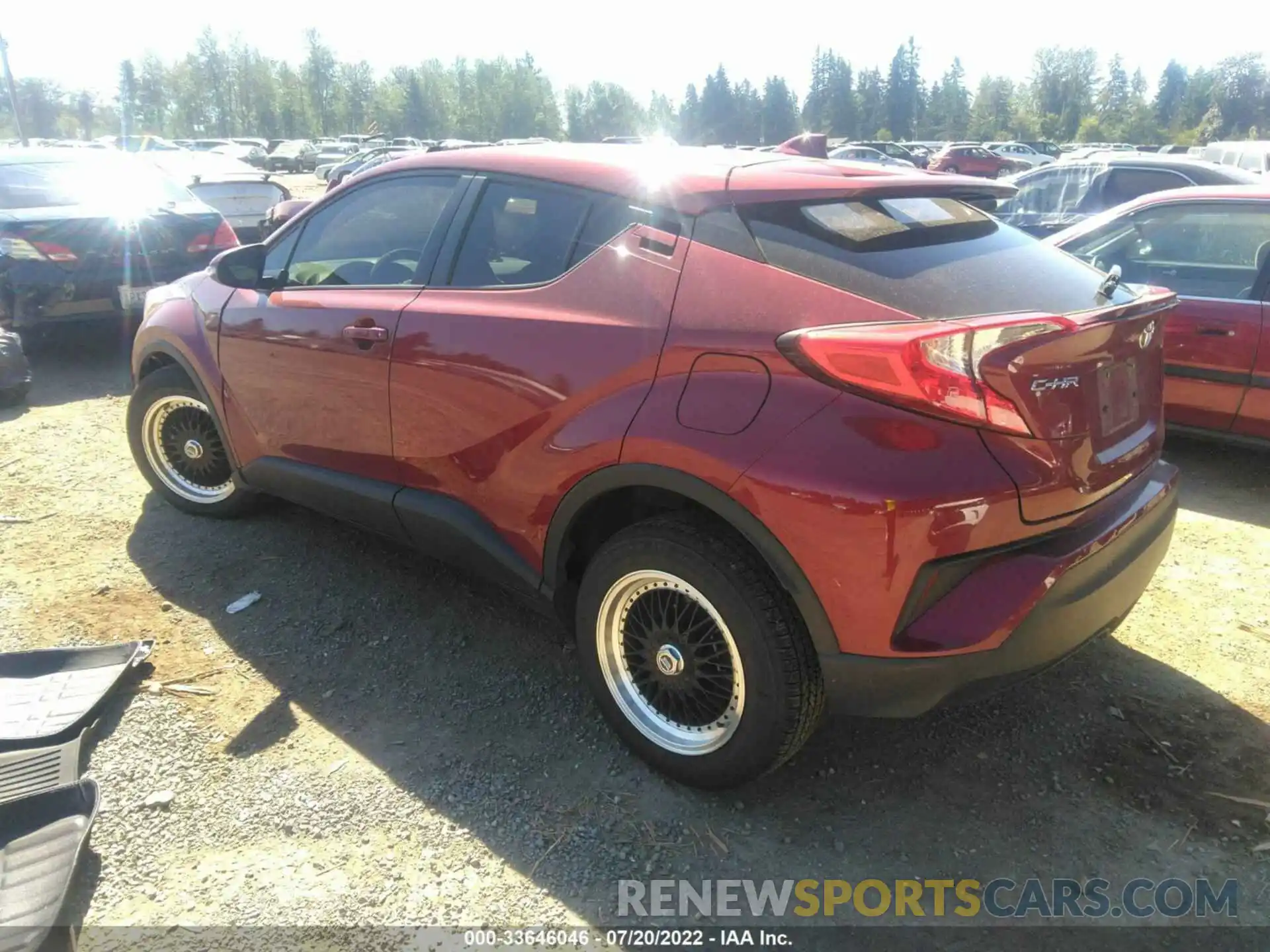 3 Photograph of a damaged car JTNKHMBX3K1044912 TOYOTA C-HR 2019