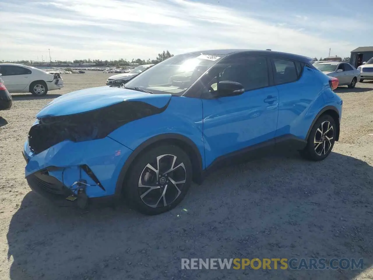 1 Photograph of a damaged car JTNKHMBX3K1045672 TOYOTA C-HR 2019