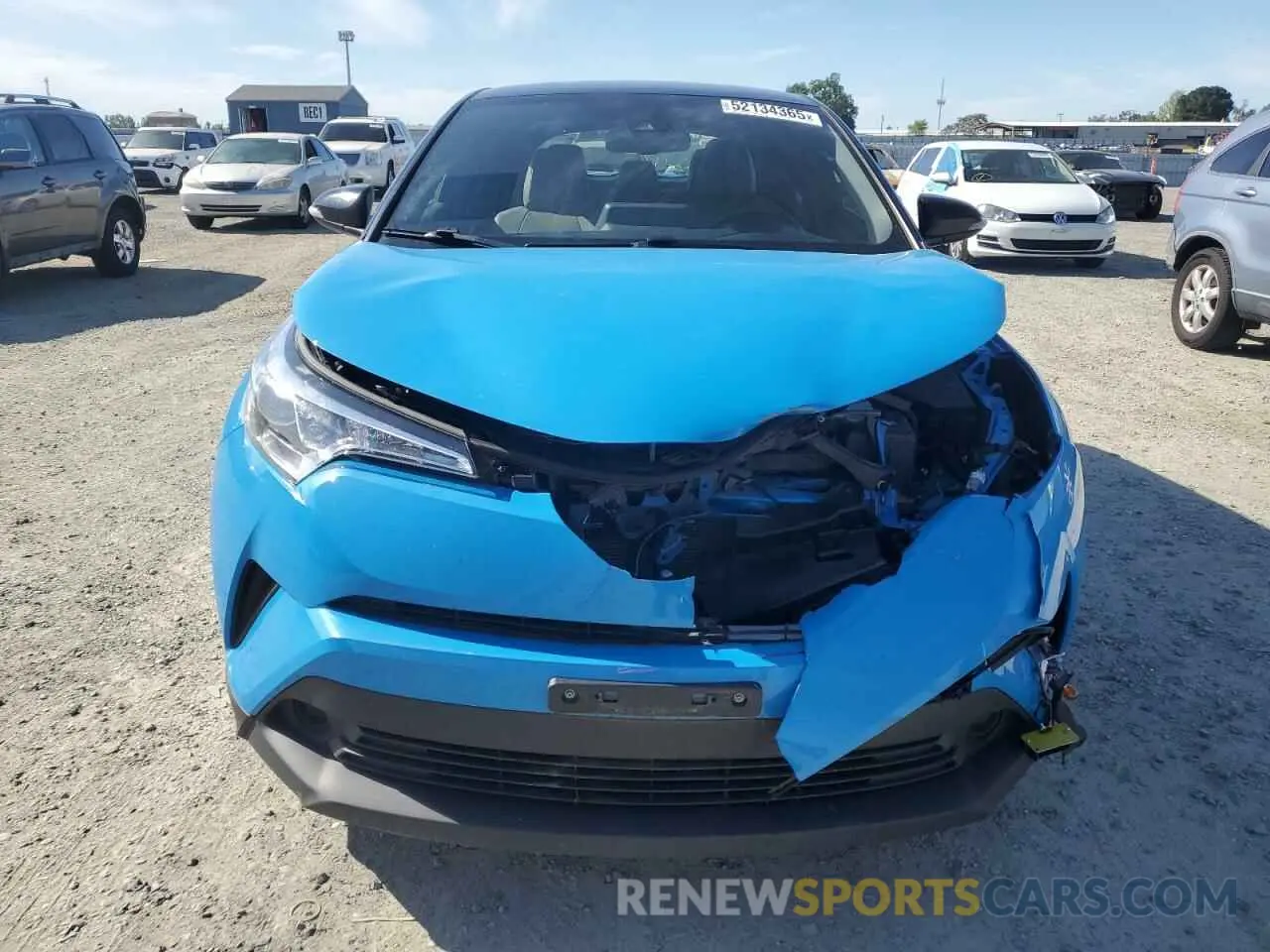 5 Photograph of a damaged car JTNKHMBX3K1045672 TOYOTA C-HR 2019