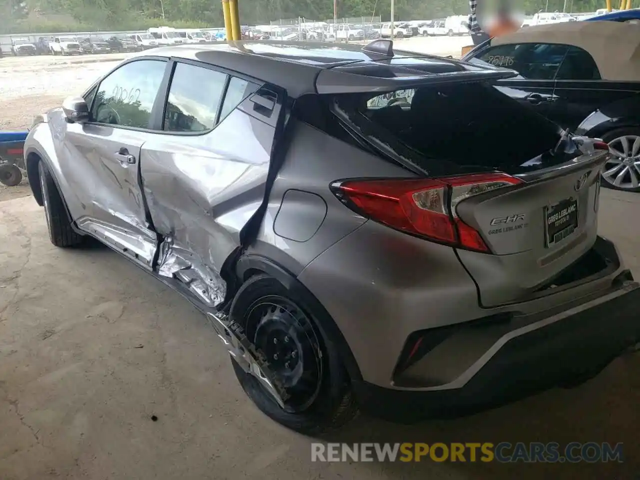 3 Photograph of a damaged car JTNKHMBX3K1048233 TOYOTA C-HR 2019