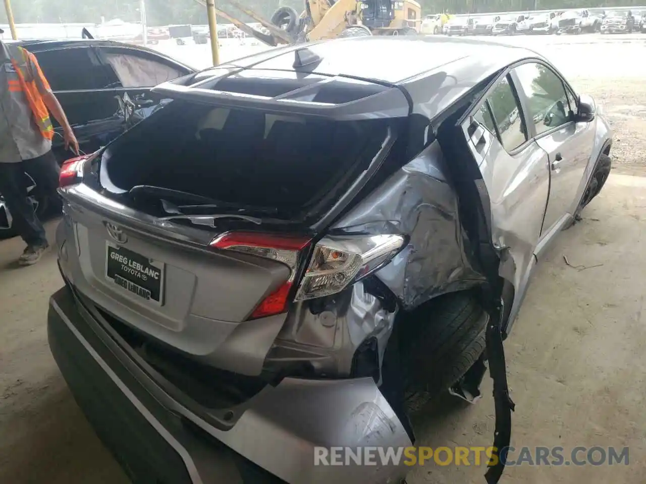 4 Photograph of a damaged car JTNKHMBX3K1048233 TOYOTA C-HR 2019