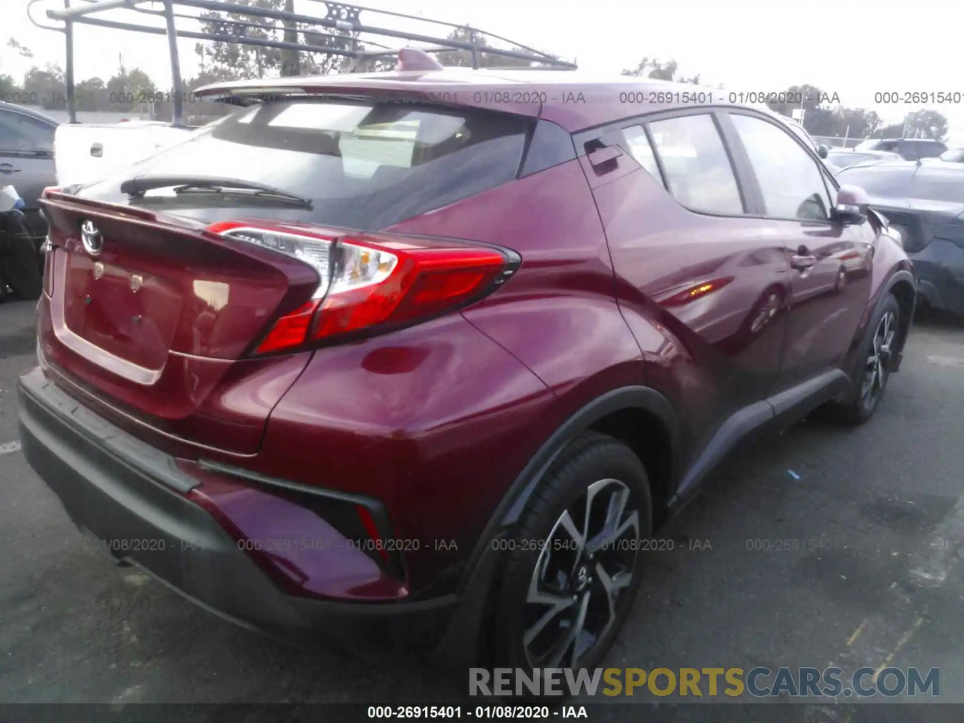 4 Photograph of a damaged car JTNKHMBX3K1048958 TOYOTA C-HR 2019