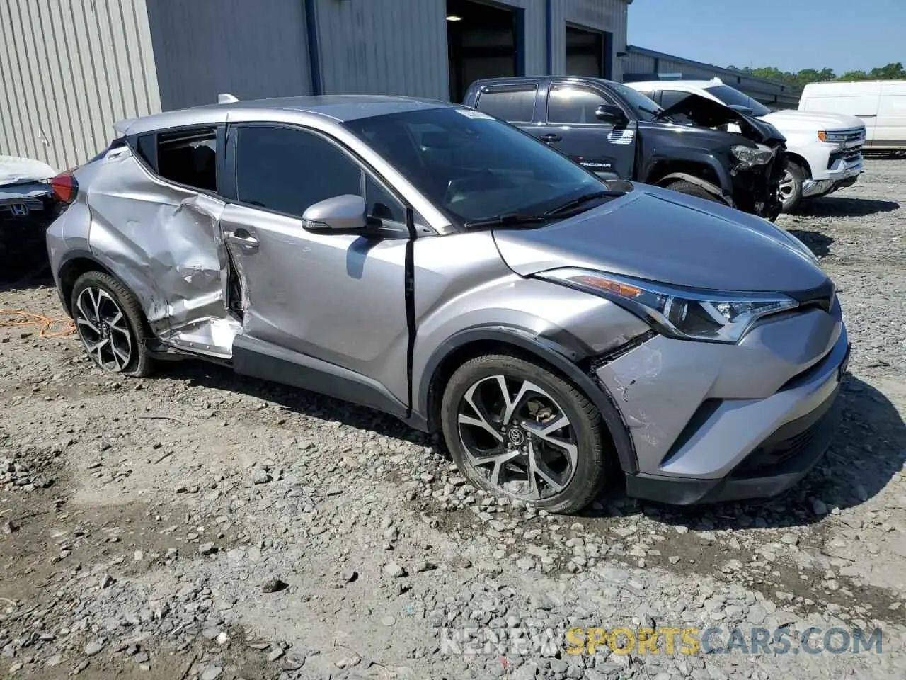 4 Photograph of a damaged car JTNKHMBX3K1050175 TOYOTA C-HR 2019