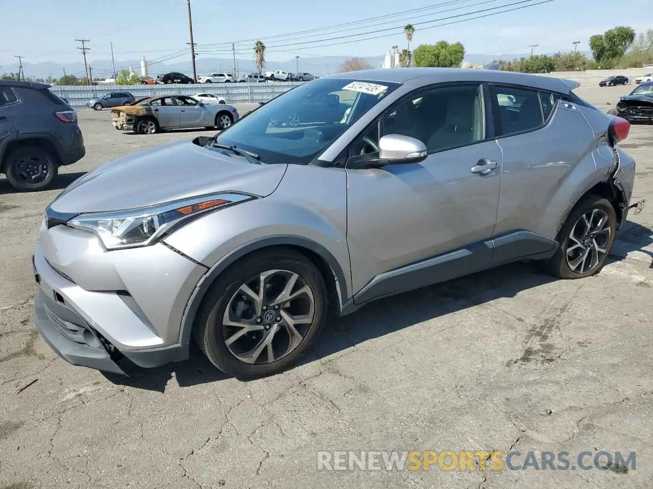 1 Photograph of a damaged car JTNKHMBX3K1050872 TOYOTA C-HR 2019