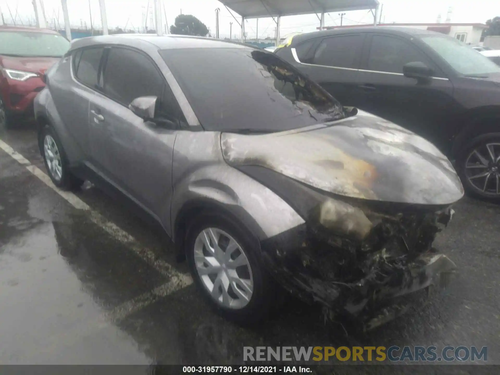 1 Photograph of a damaged car JTNKHMBX3K1051648 TOYOTA C-HR 2019