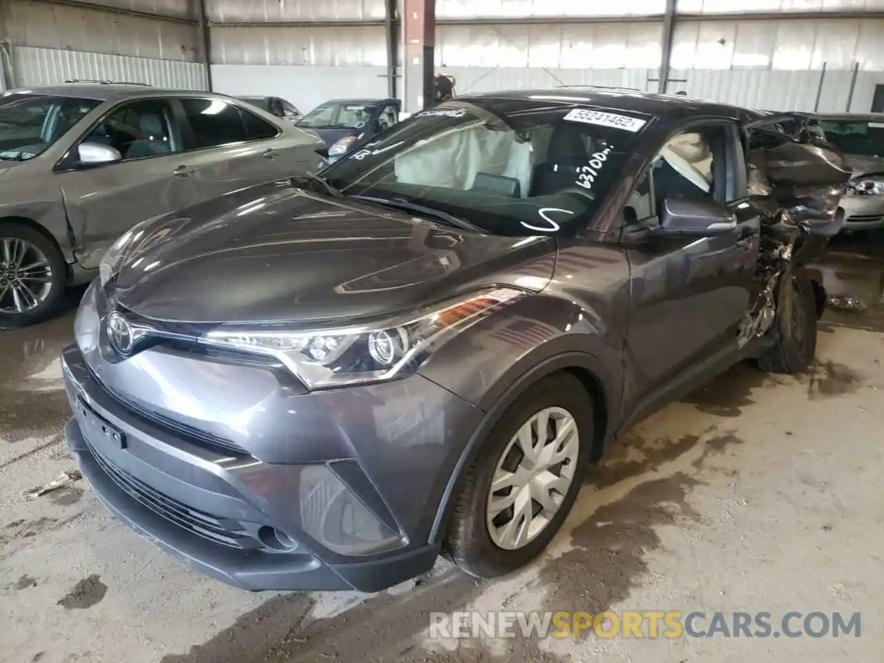 2 Photograph of a damaged car JTNKHMBX3K1055862 TOYOTA C-HR 2019