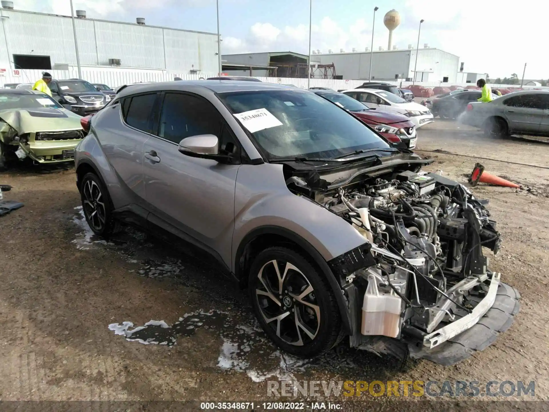 1 Photograph of a damaged car JTNKHMBX3K1056039 TOYOTA C-HR 2019