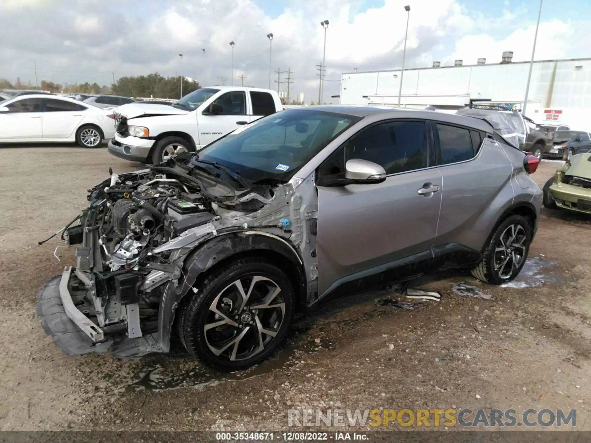 2 Photograph of a damaged car JTNKHMBX3K1056039 TOYOTA C-HR 2019