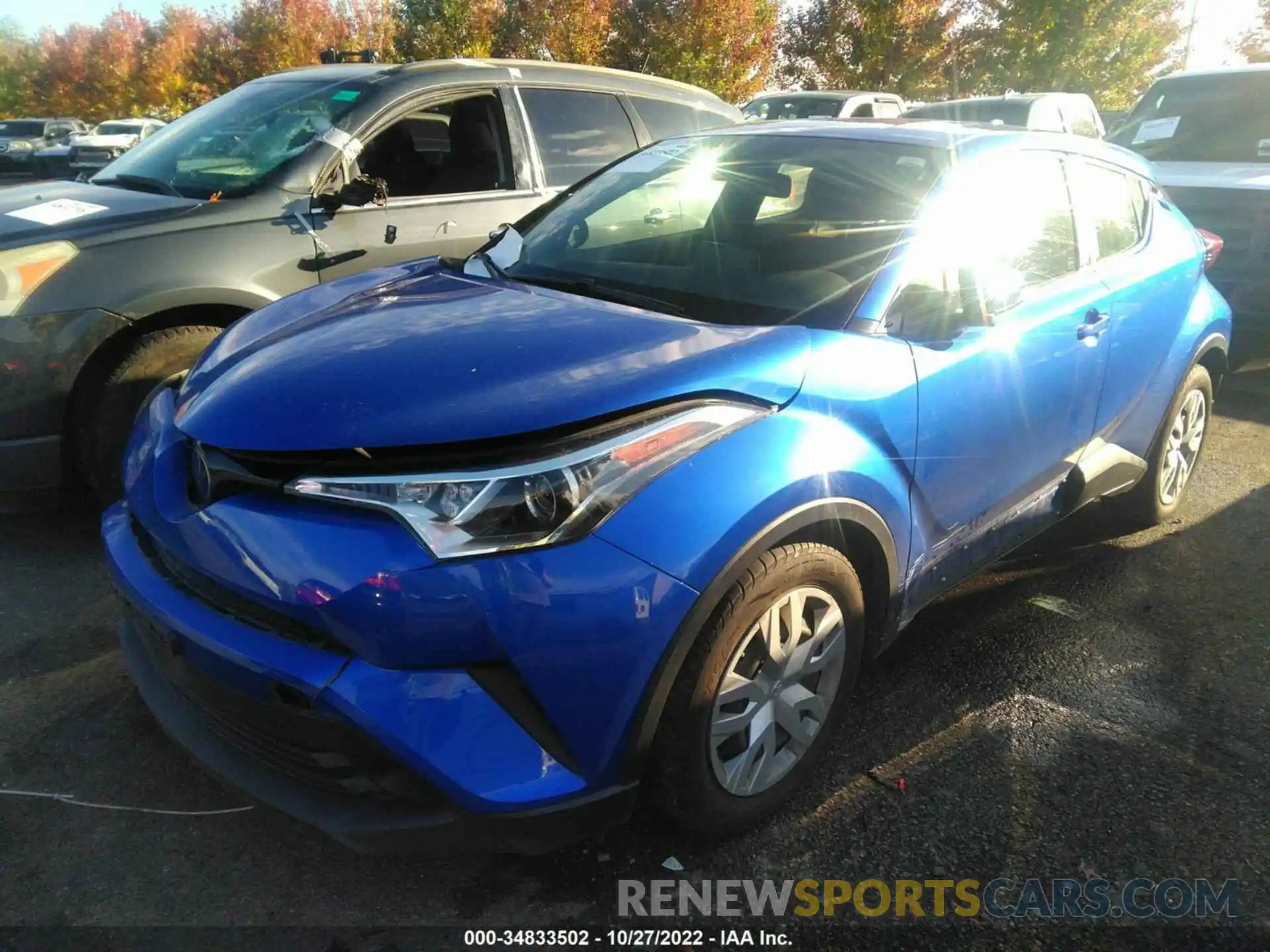 2 Photograph of a damaged car JTNKHMBX3K1057370 TOYOTA C-HR 2019