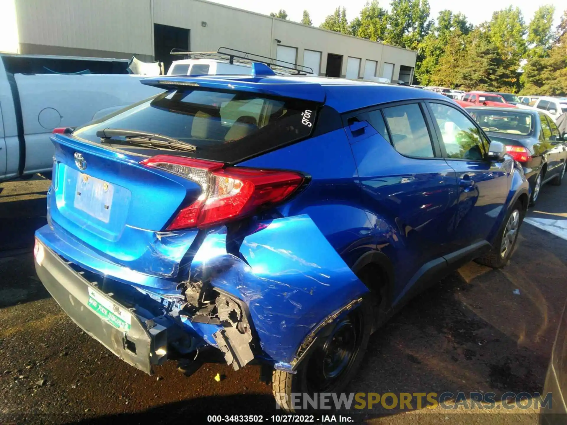 4 Photograph of a damaged car JTNKHMBX3K1057370 TOYOTA C-HR 2019