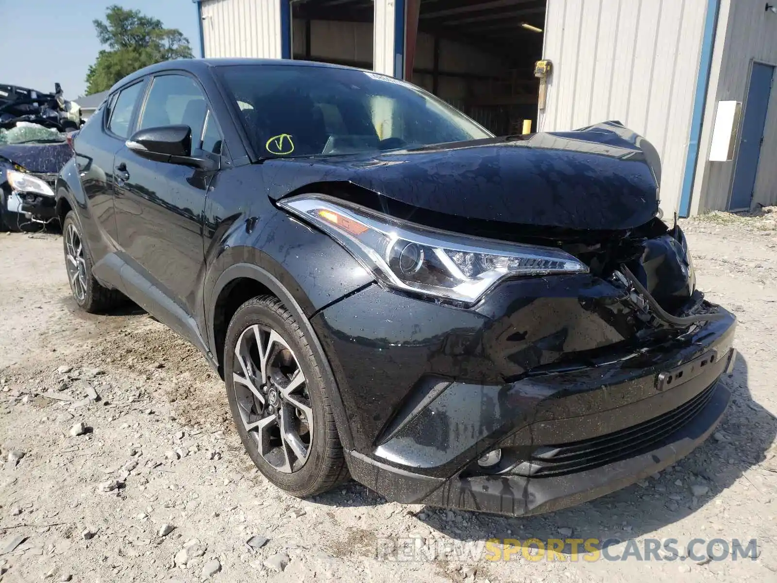 1 Photograph of a damaged car JTNKHMBX4K1012695 TOYOTA C-HR 2019