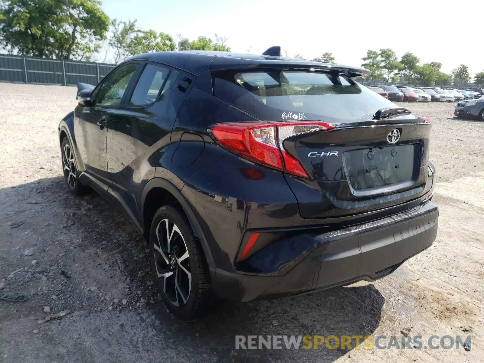 3 Photograph of a damaged car JTNKHMBX4K1012695 TOYOTA C-HR 2019