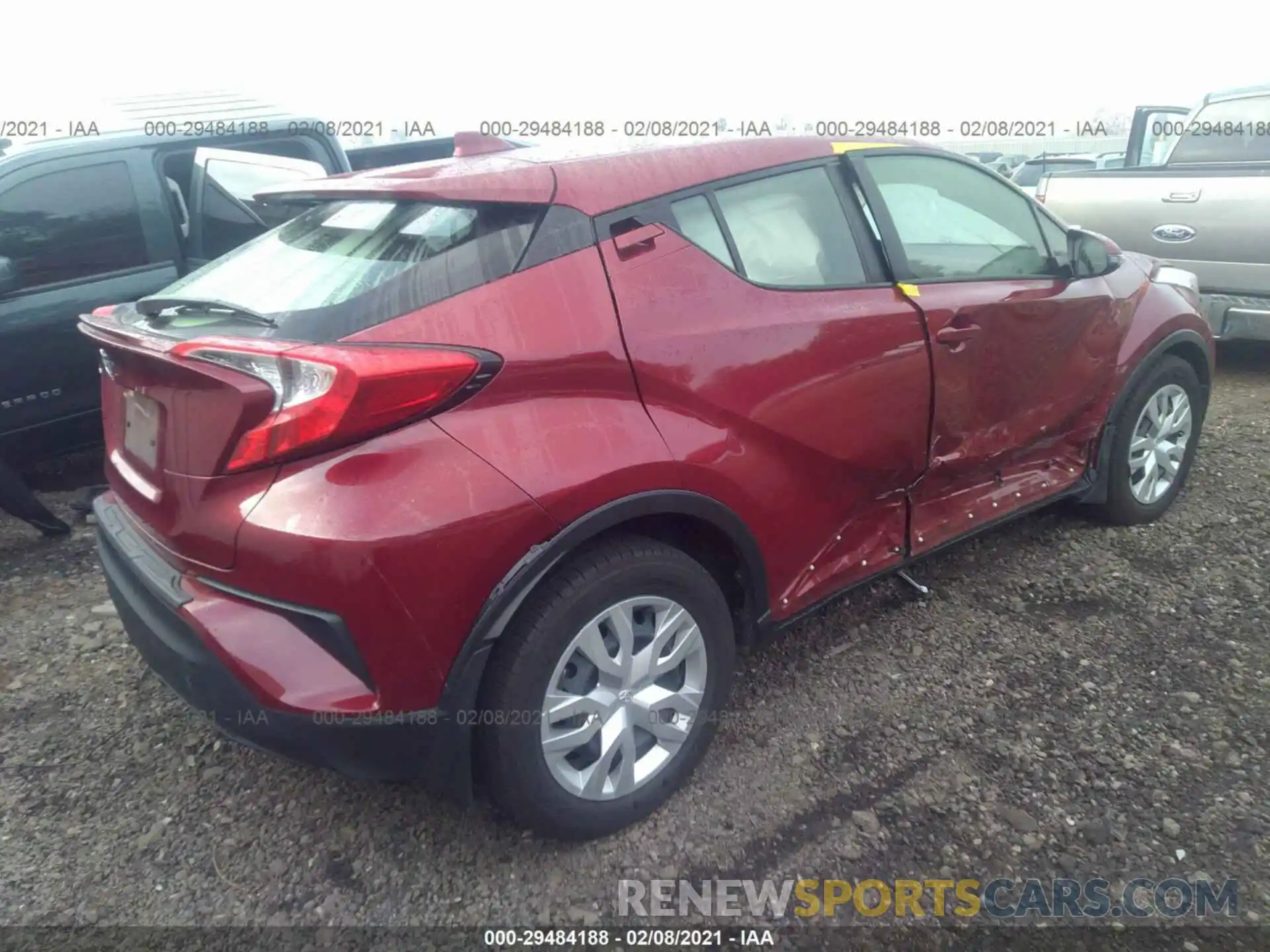 4 Photograph of a damaged car JTNKHMBX4K1013605 TOYOTA C-HR 2019