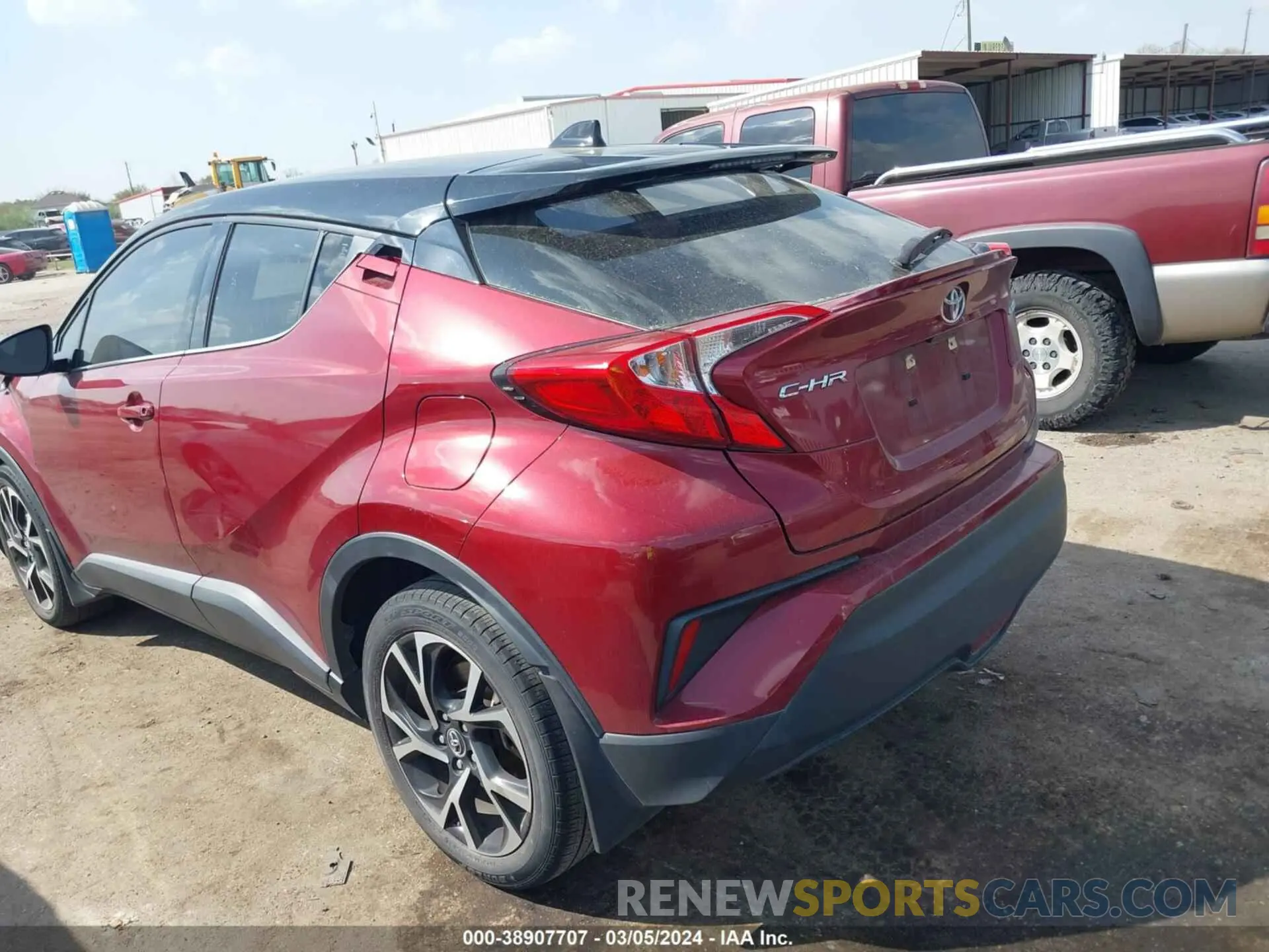 3 Photograph of a damaged car JTNKHMBX4K1013961 TOYOTA C-HR 2019