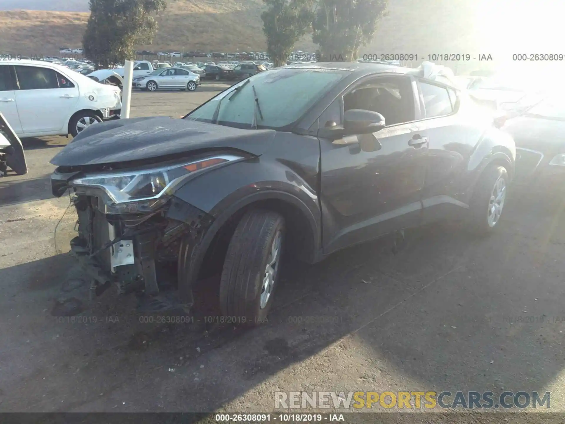 2 Photograph of a damaged car JTNKHMBX4K1018870 TOYOTA C-HR 2019