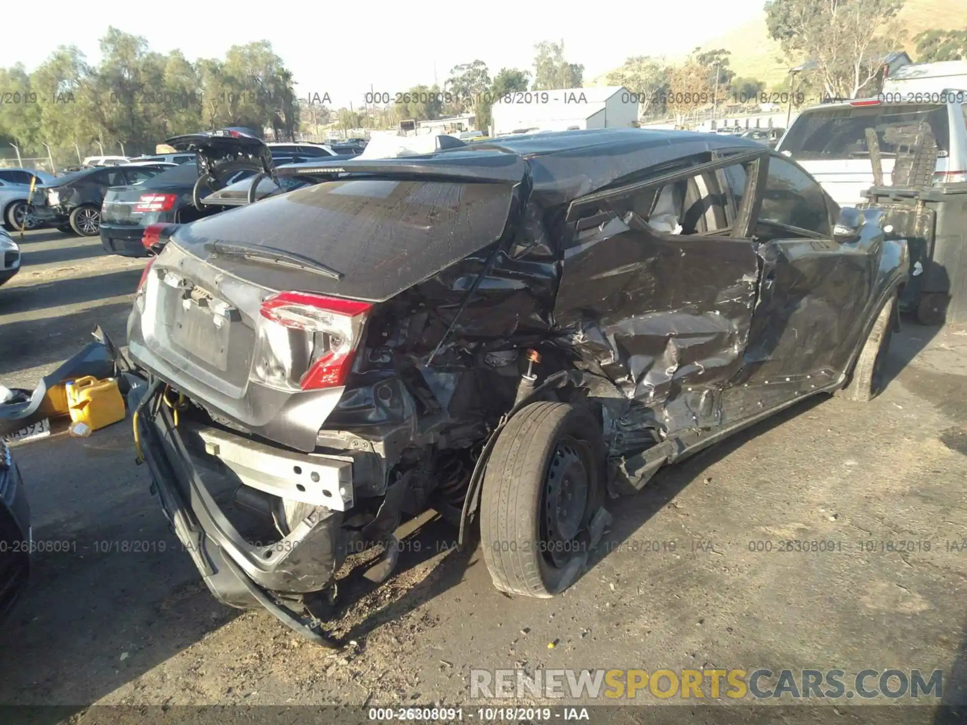 4 Photograph of a damaged car JTNKHMBX4K1018870 TOYOTA C-HR 2019