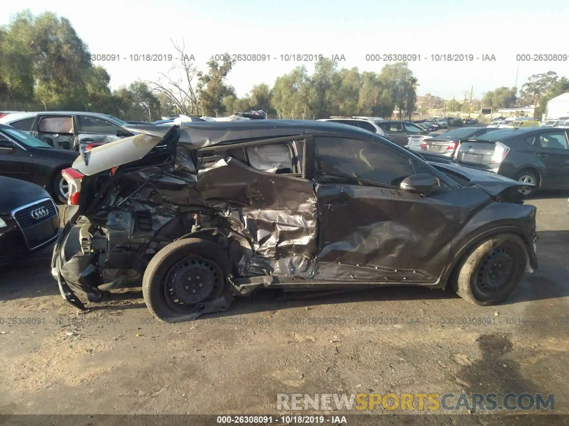 6 Photograph of a damaged car JTNKHMBX4K1018870 TOYOTA C-HR 2019