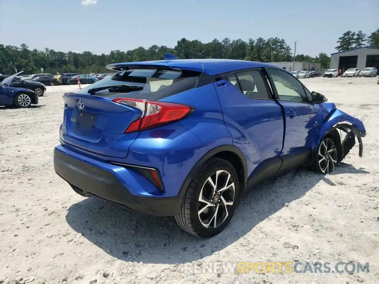 4 Photograph of a damaged car JTNKHMBX4K1019372 TOYOTA C-HR 2019