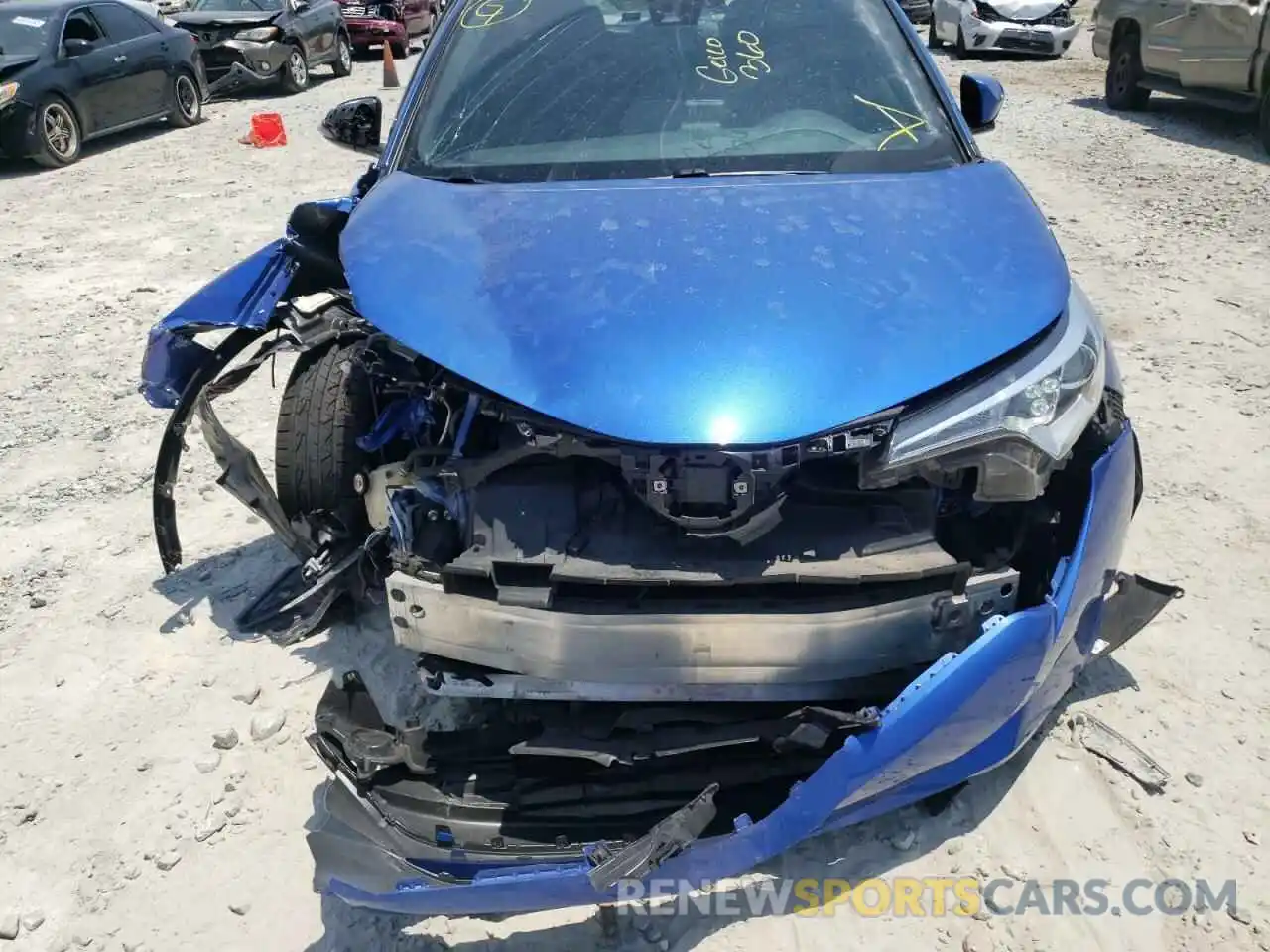 7 Photograph of a damaged car JTNKHMBX4K1019372 TOYOTA C-HR 2019