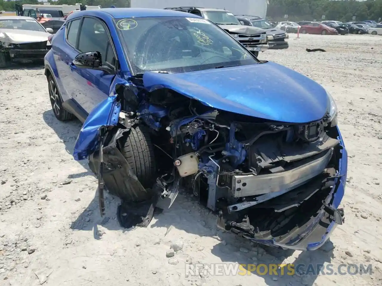 9 Photograph of a damaged car JTNKHMBX4K1019372 TOYOTA C-HR 2019