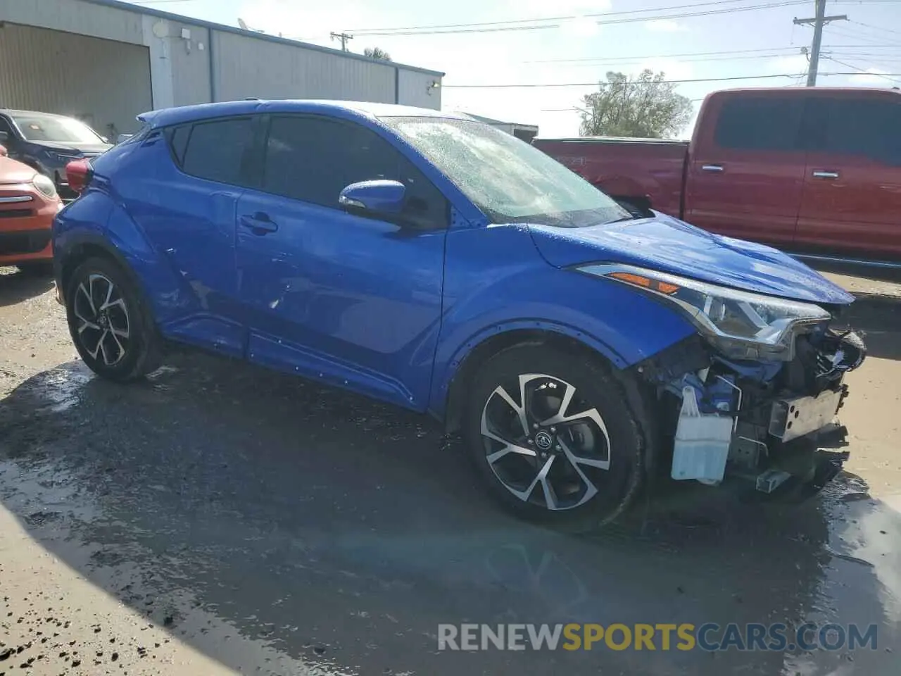 4 Photograph of a damaged car JTNKHMBX4K1019601 TOYOTA C-HR 2019