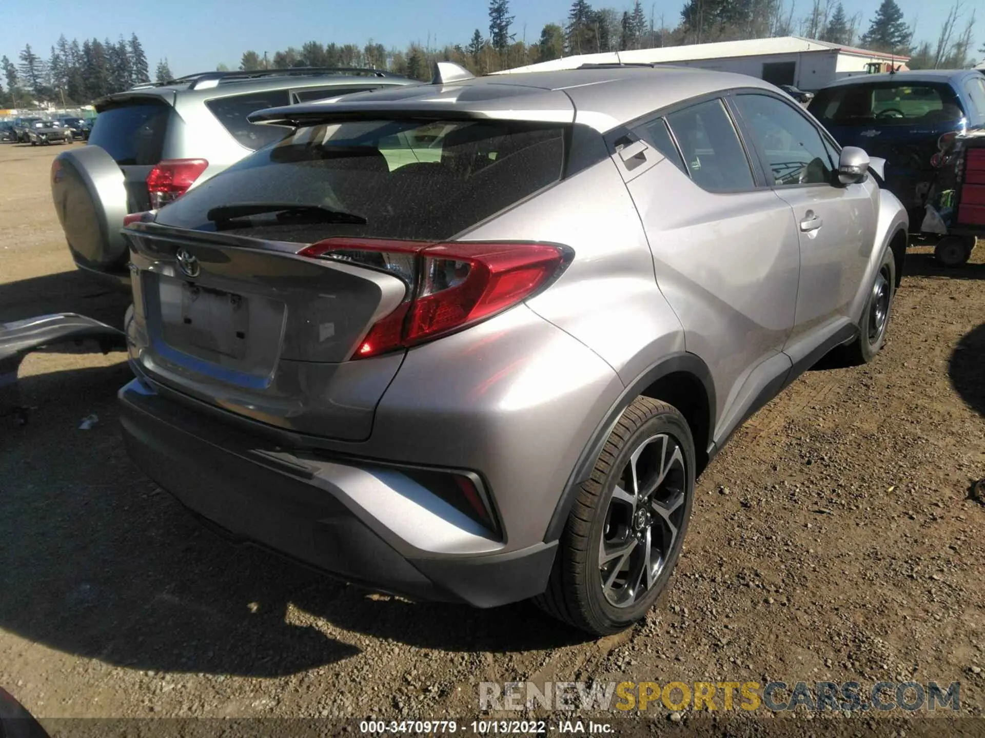 4 Photograph of a damaged car JTNKHMBX4K1023910 TOYOTA C-HR 2019