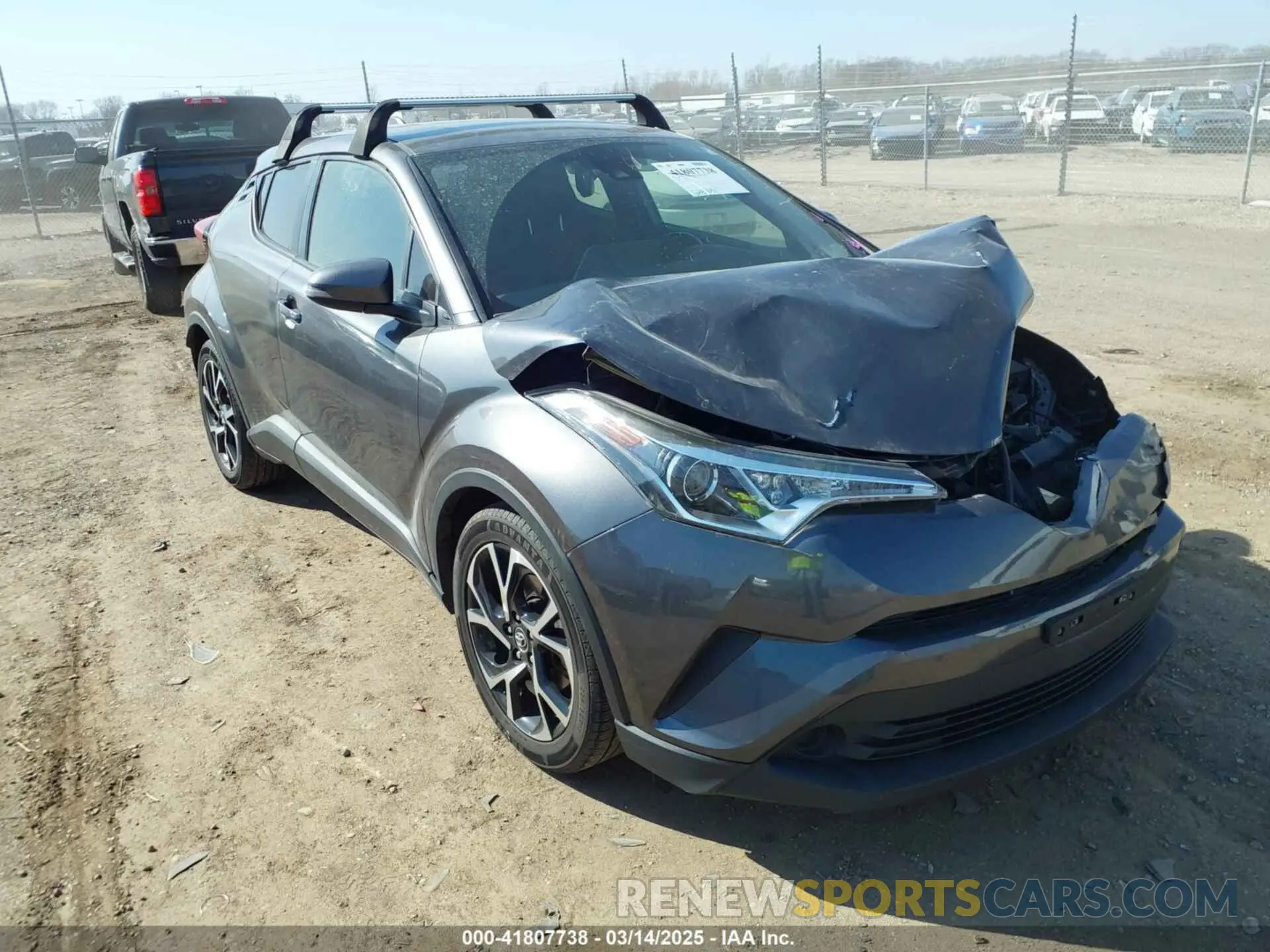 1 Photograph of a damaged car JTNKHMBX4K1025527 TOYOTA C-HR 2019