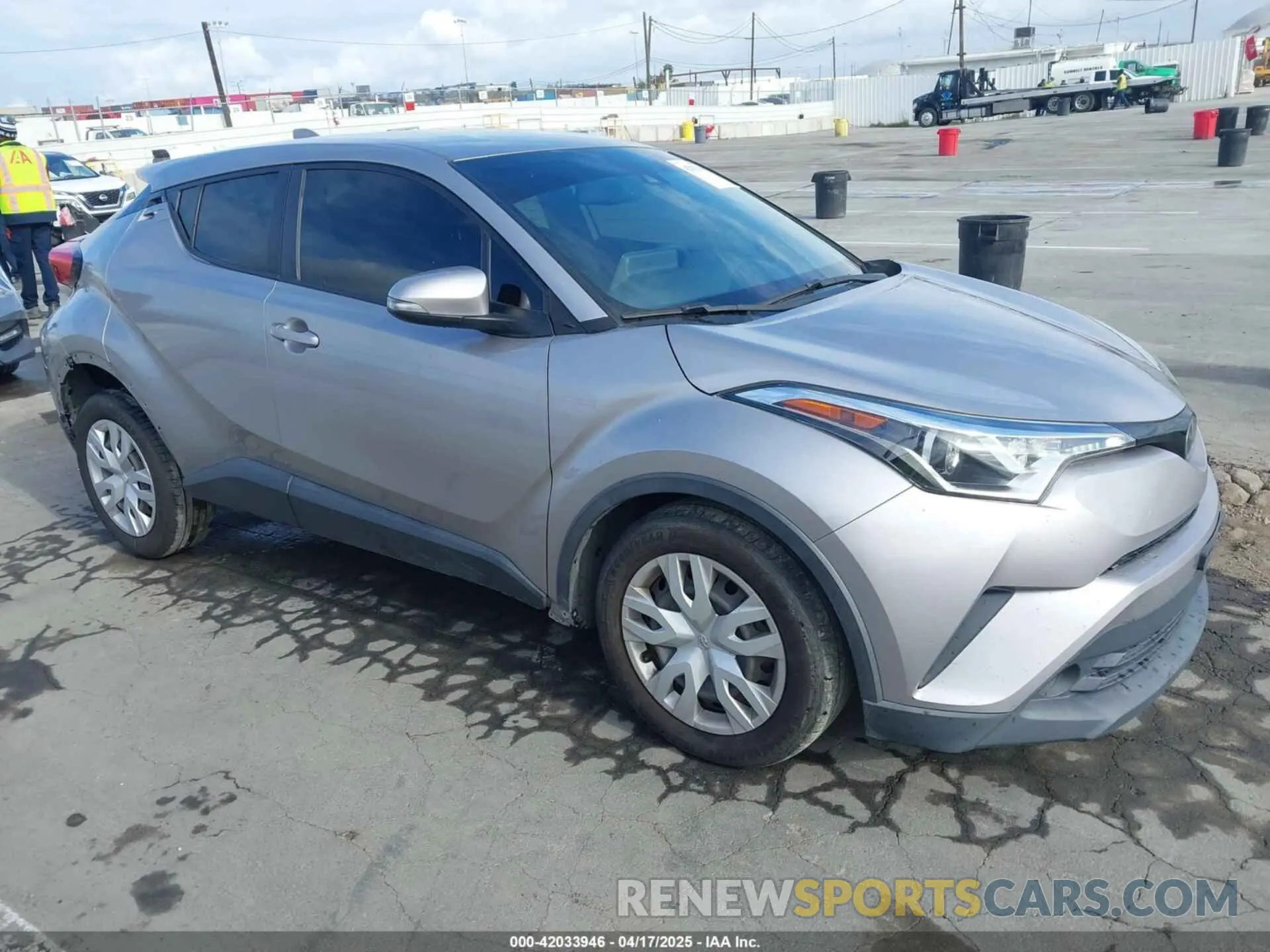 1 Photograph of a damaged car JTNKHMBX4K1025673 TOYOTA C-HR 2019