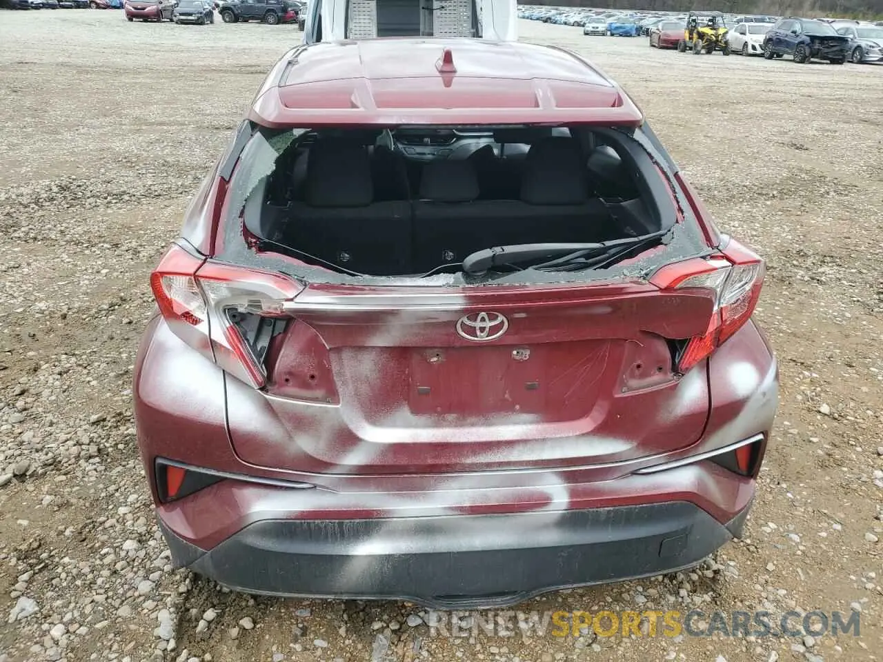 6 Photograph of a damaged car JTNKHMBX4K1026225 TOYOTA C-HR 2019