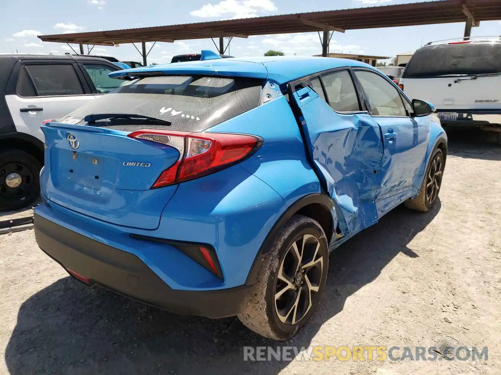 4 Photograph of a damaged car JTNKHMBX4K1027035 TOYOTA C-HR 2019