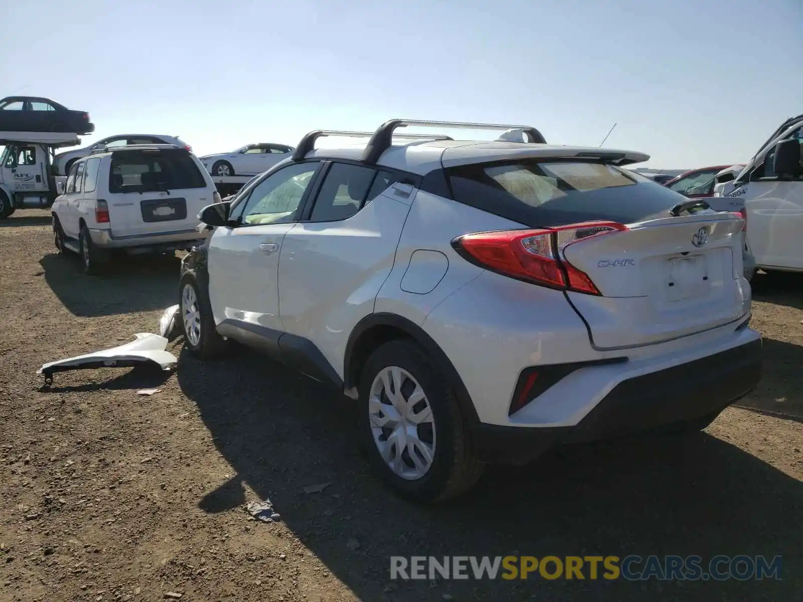 3 Photograph of a damaged car JTNKHMBX4K1027424 TOYOTA C-HR 2019